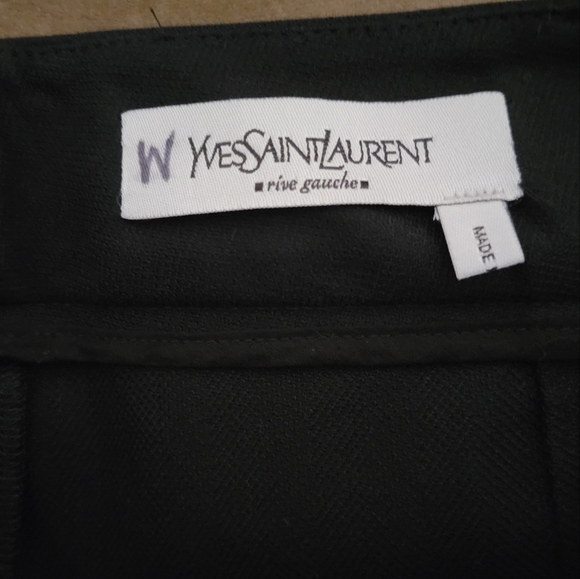Yves Saint Laurent Rive Gauche Trousers Small - Picture 4 of 8